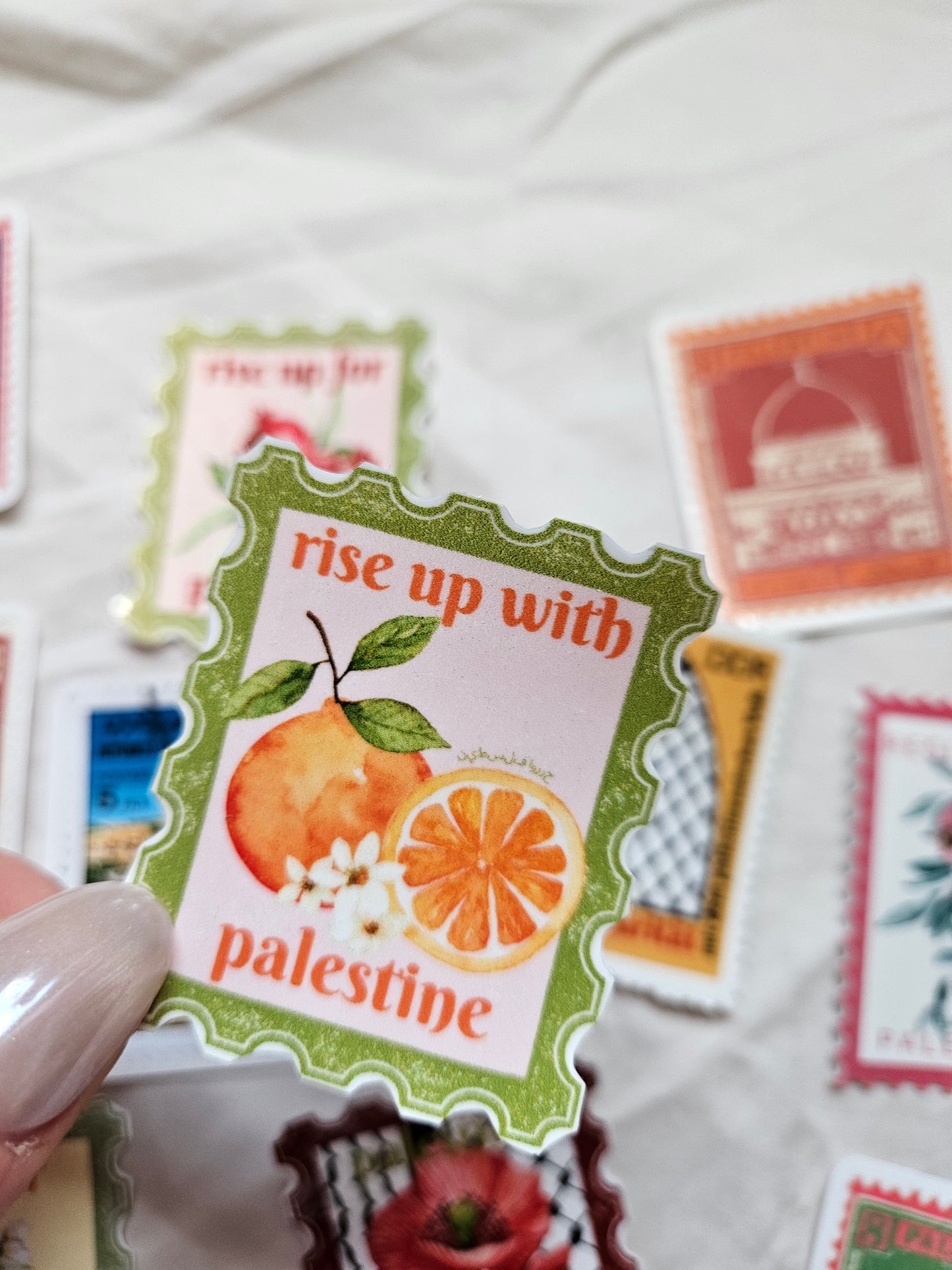 palestine stamp sticker #28
