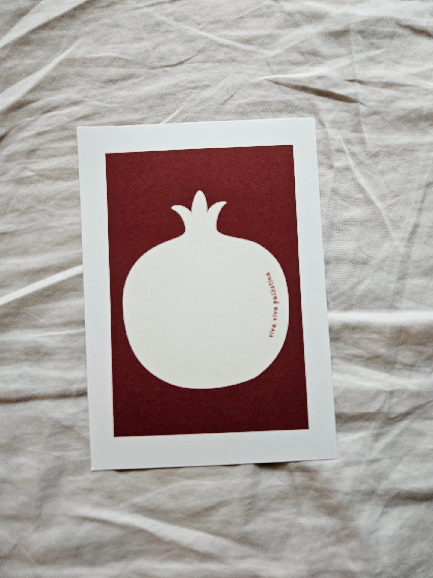 print "viva viva palestina" pomegranate