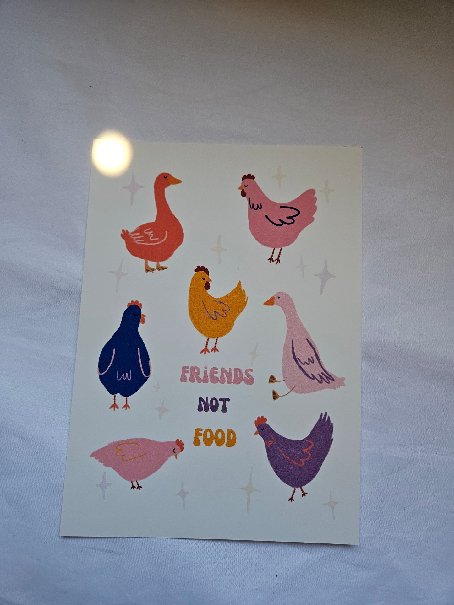 print "friends nor food"