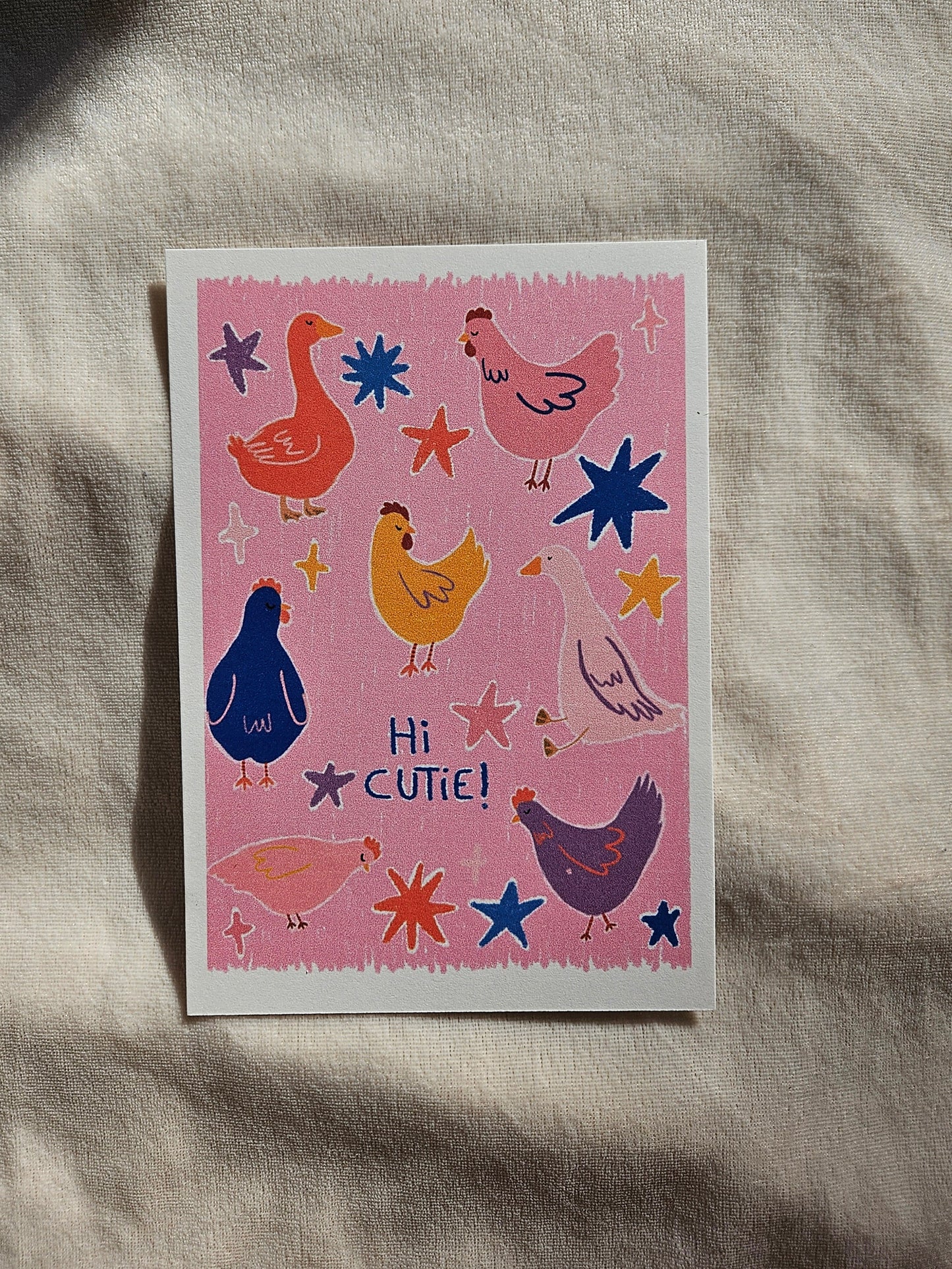 print "hi cutie!"