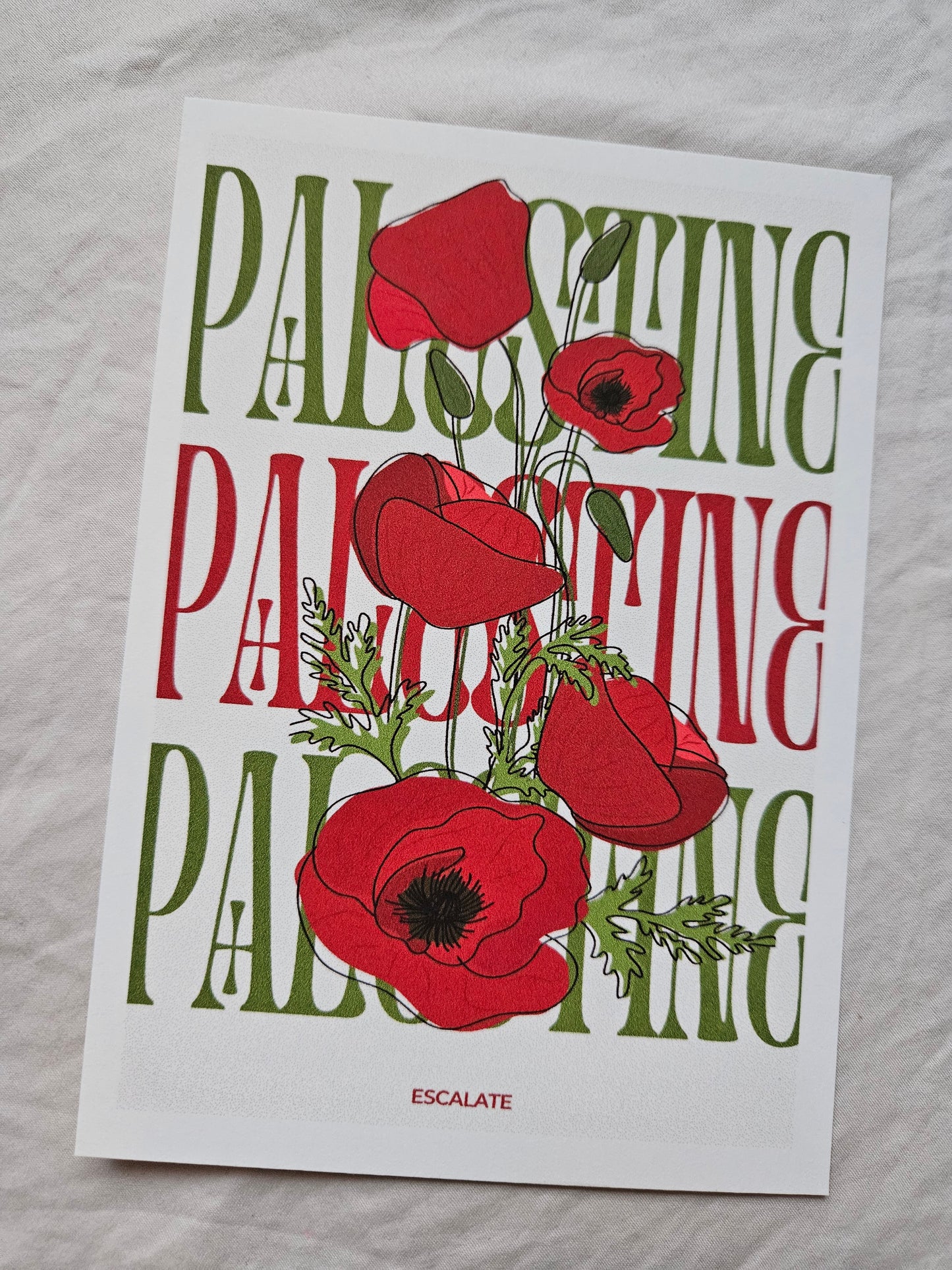 postcard "palestine palestine palestine"