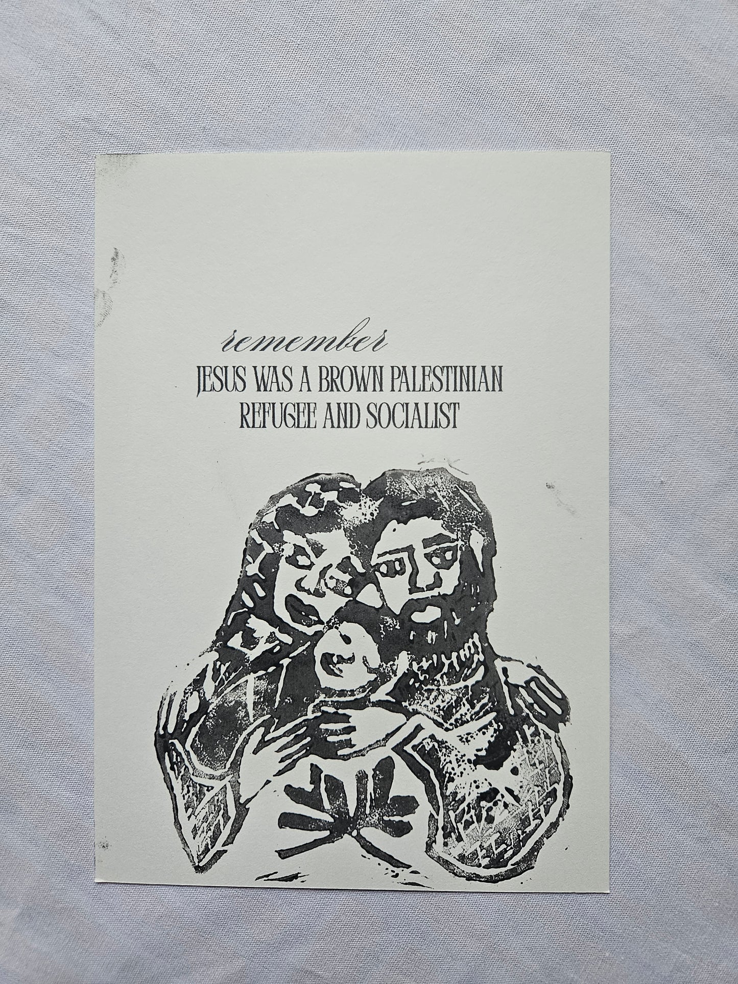 postcard "comrade jesus"