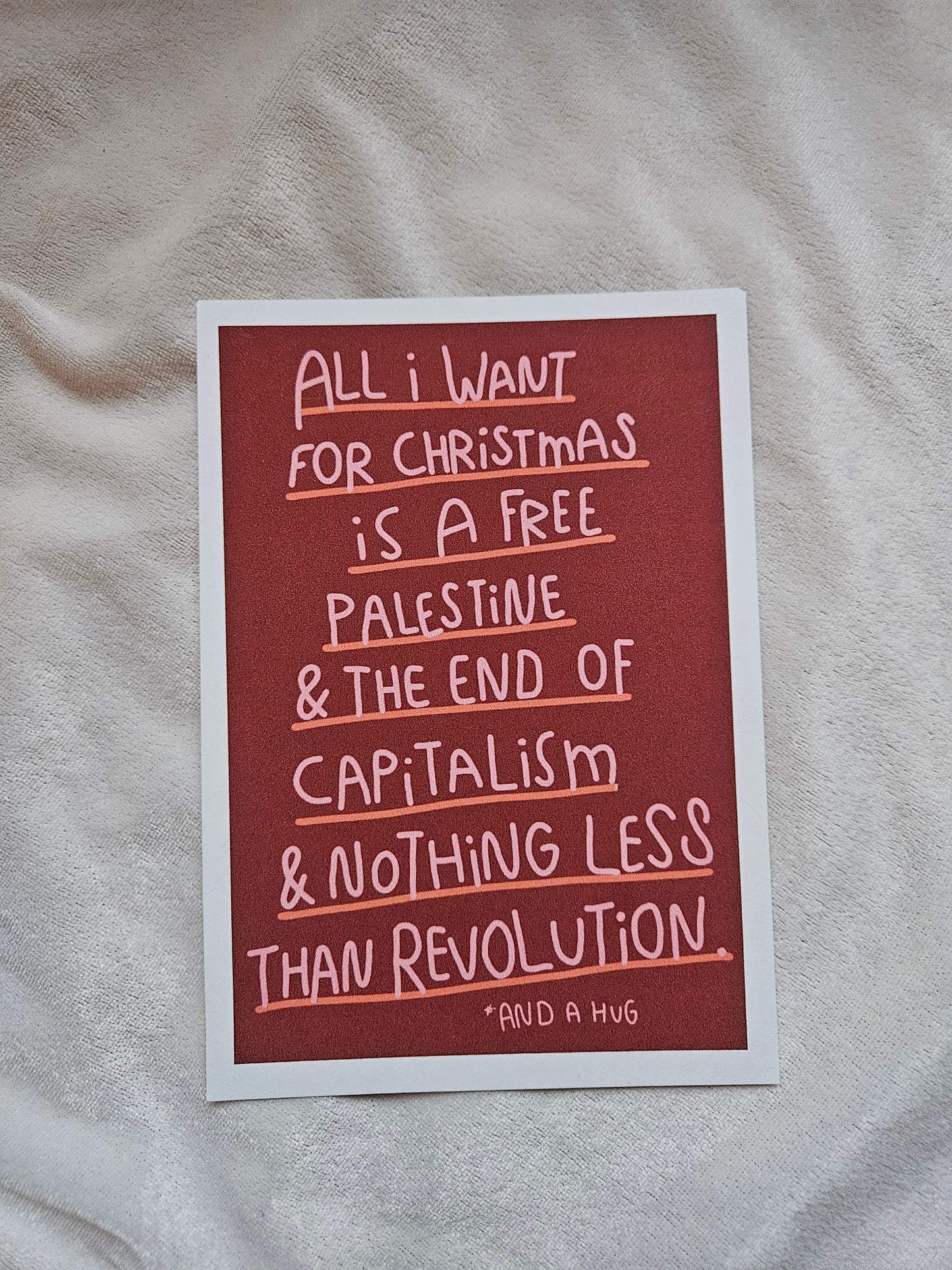 print "all i want"