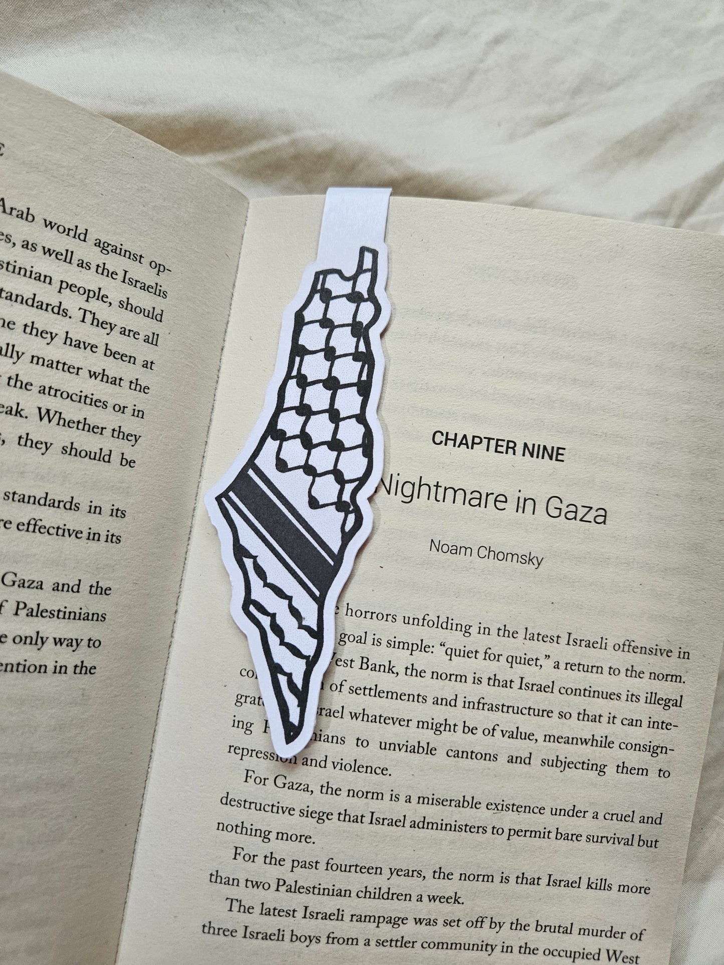 magnetic bookmark palestine