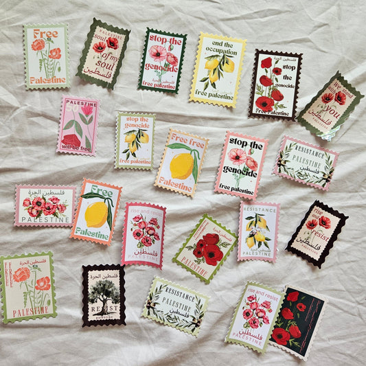 stickerpack "palestine stamps"