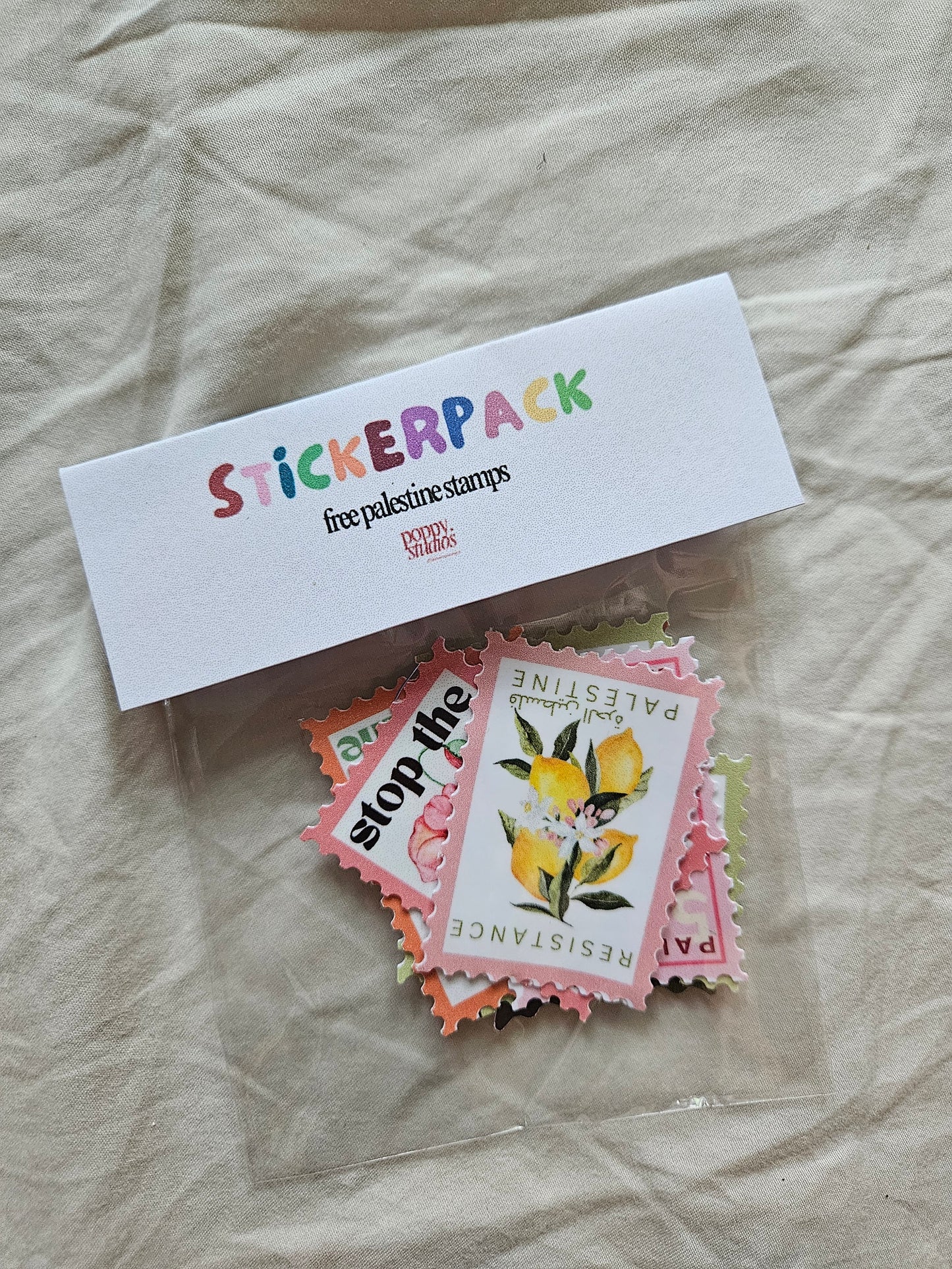 stickerpack "palestine stamps"