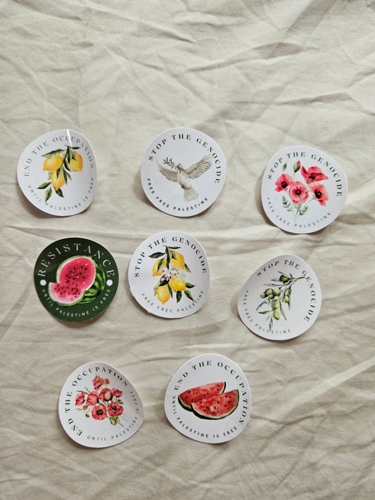 stickerpack "palestine circle variety"