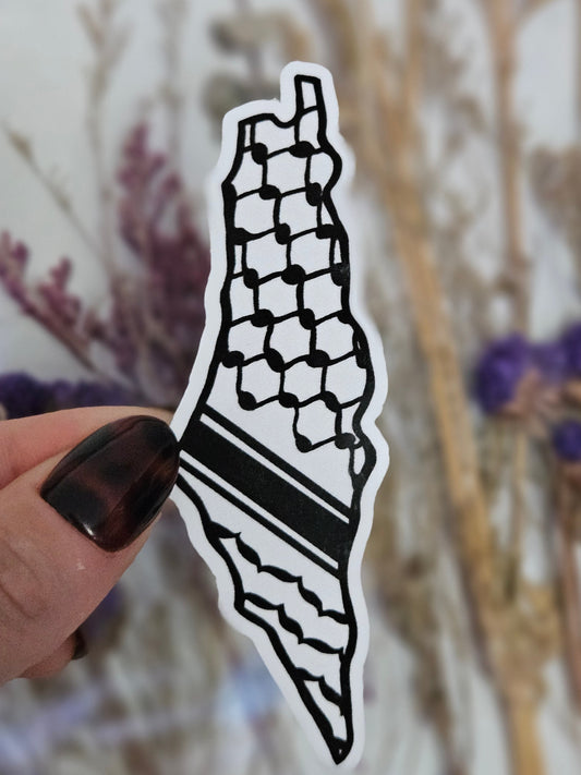 Palestine Keffiyeh Sticker
