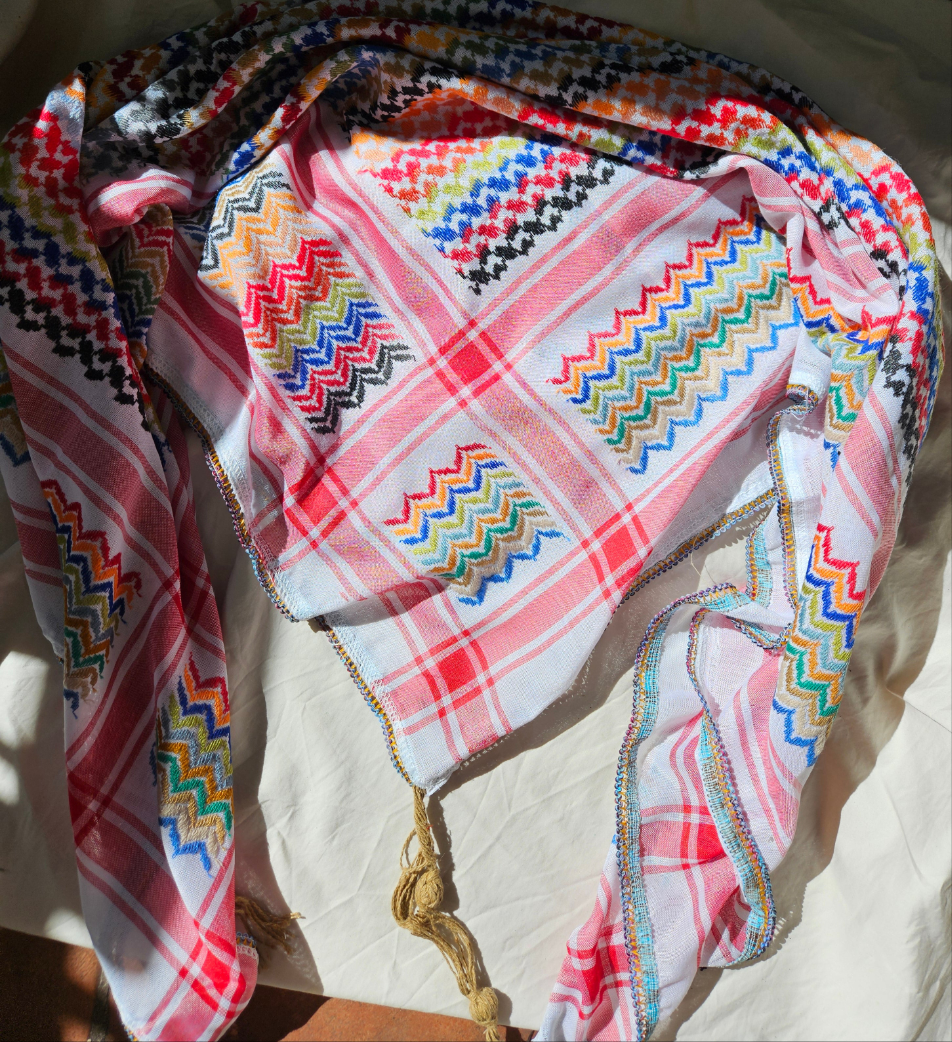 multicolour keffiyeh