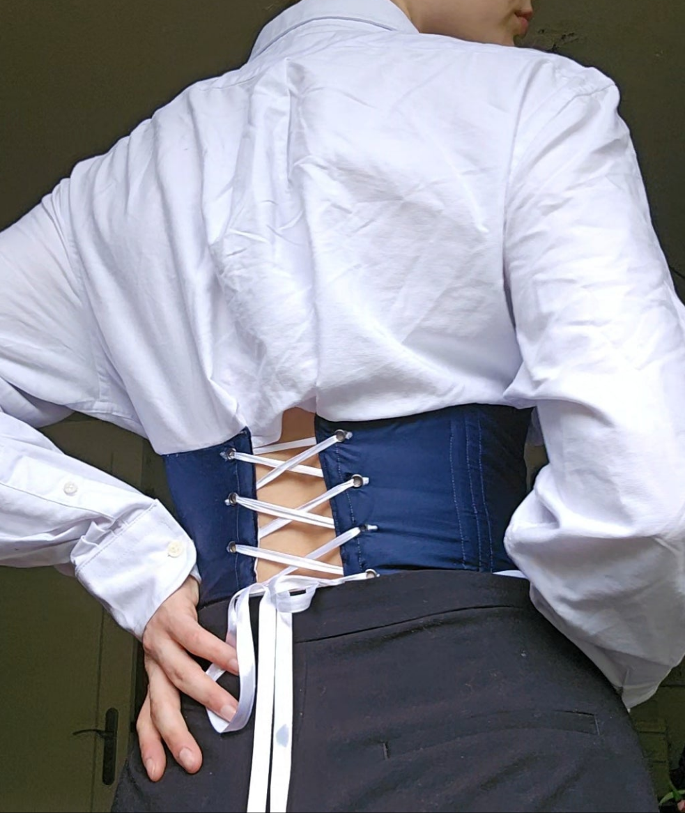 corset shirt - upcycled