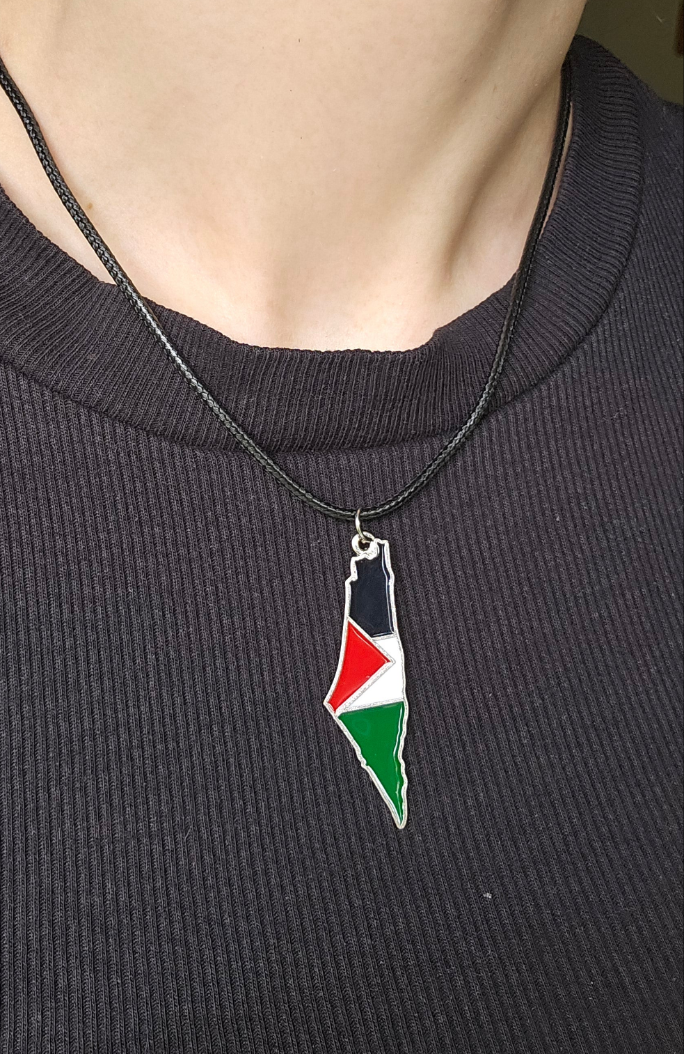necklace palestine map