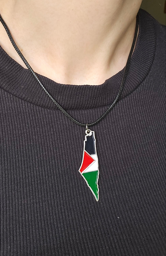 necklace palestine map