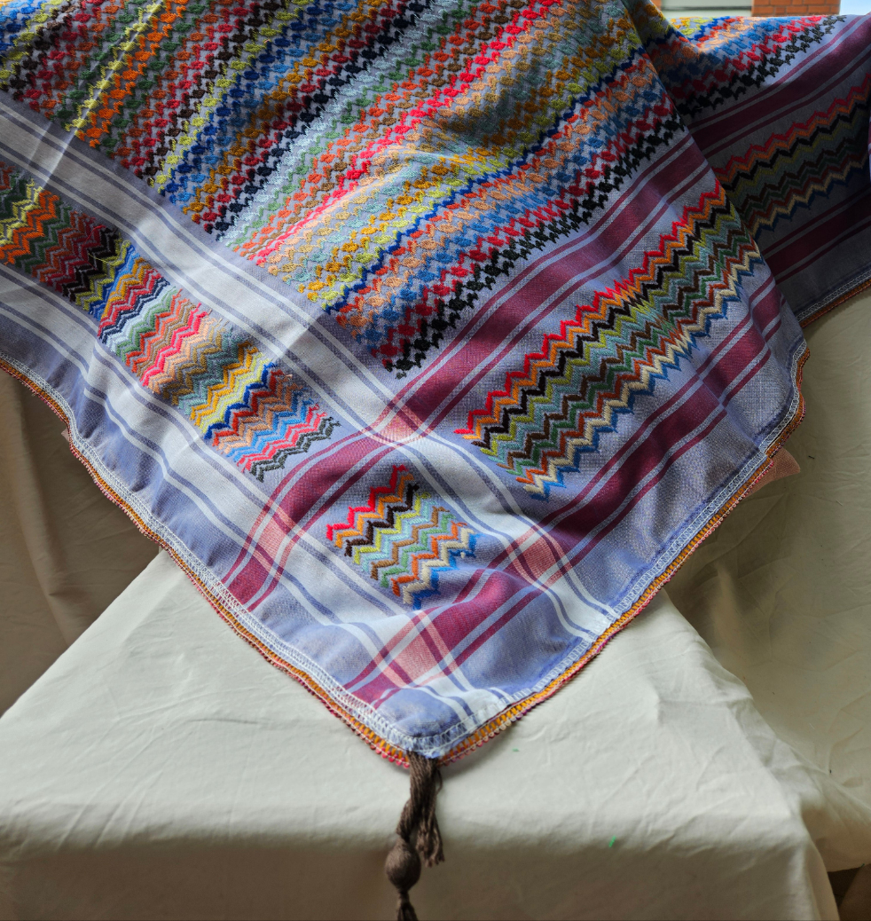 multicolour keffiyeh