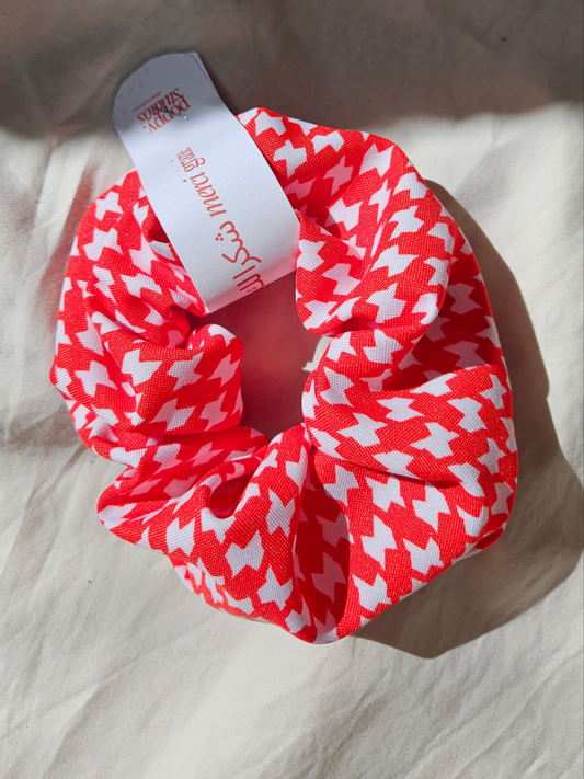 LIMITED EDITION keffiyeh scrunchie red