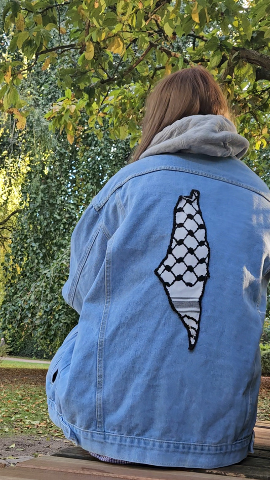 keffiyeh map patch - big