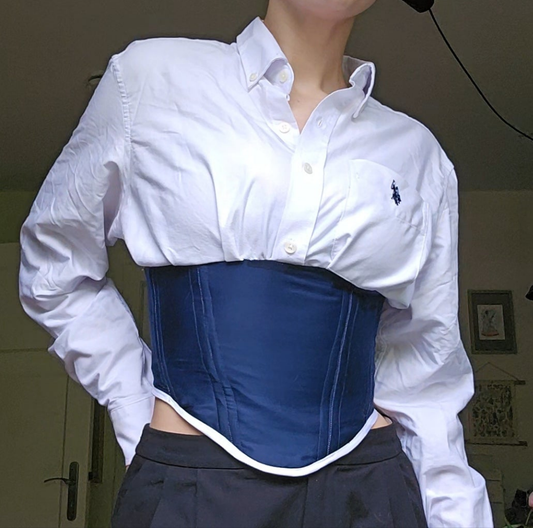 corset shirt - upcycled
