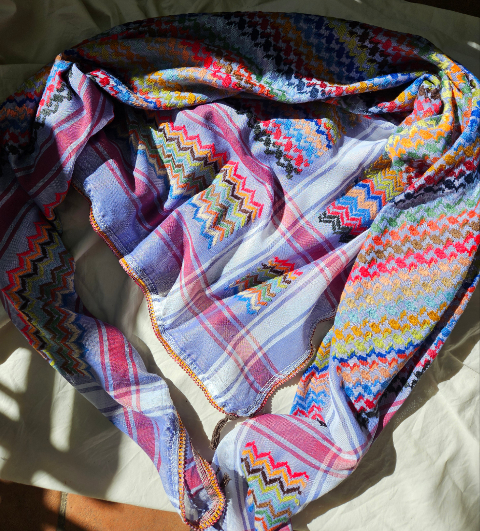 multicolour keffiyeh