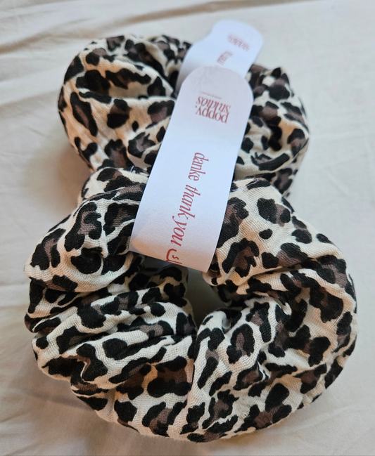 scrunchie "leopard love"