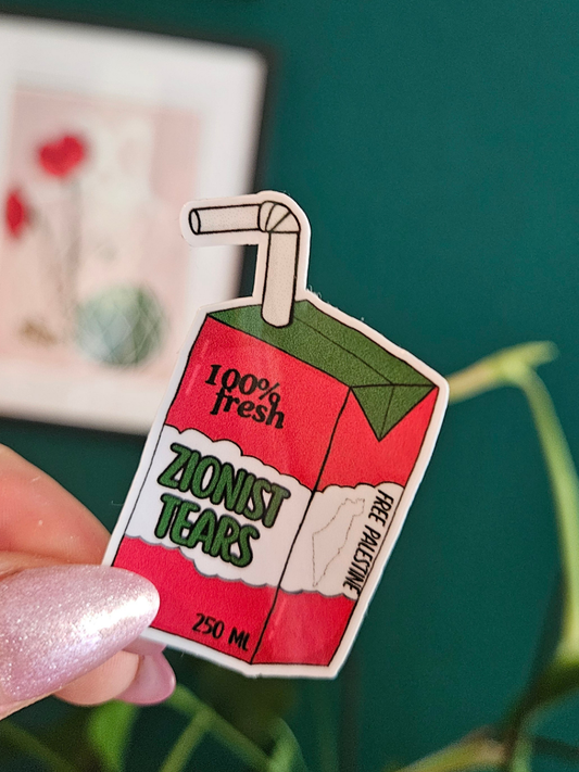 freshly squeezed tears sticker