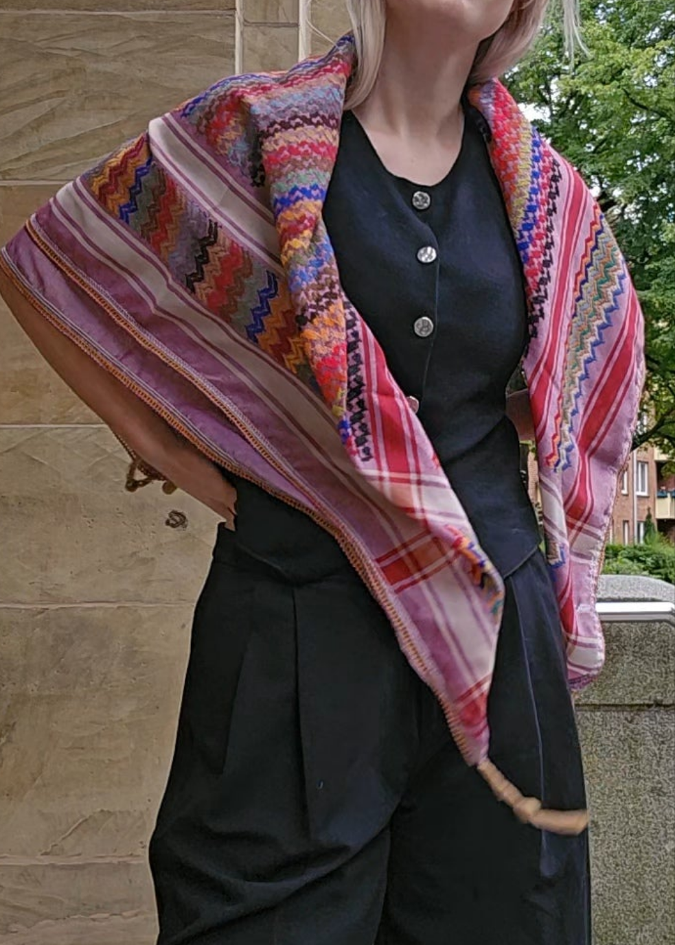 multicolour keffiyeh