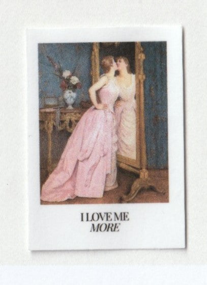 sticker "i love me more"