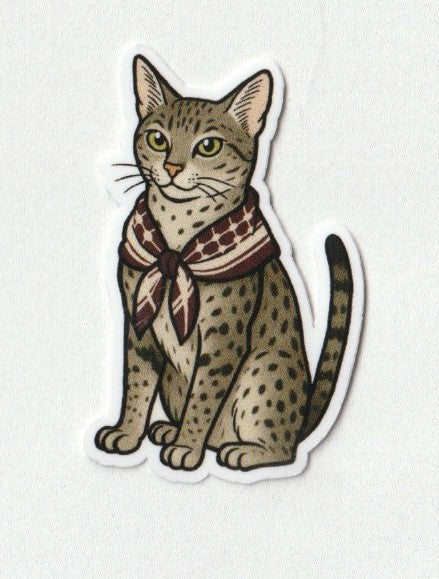 Rosy with keffiyeh sticker