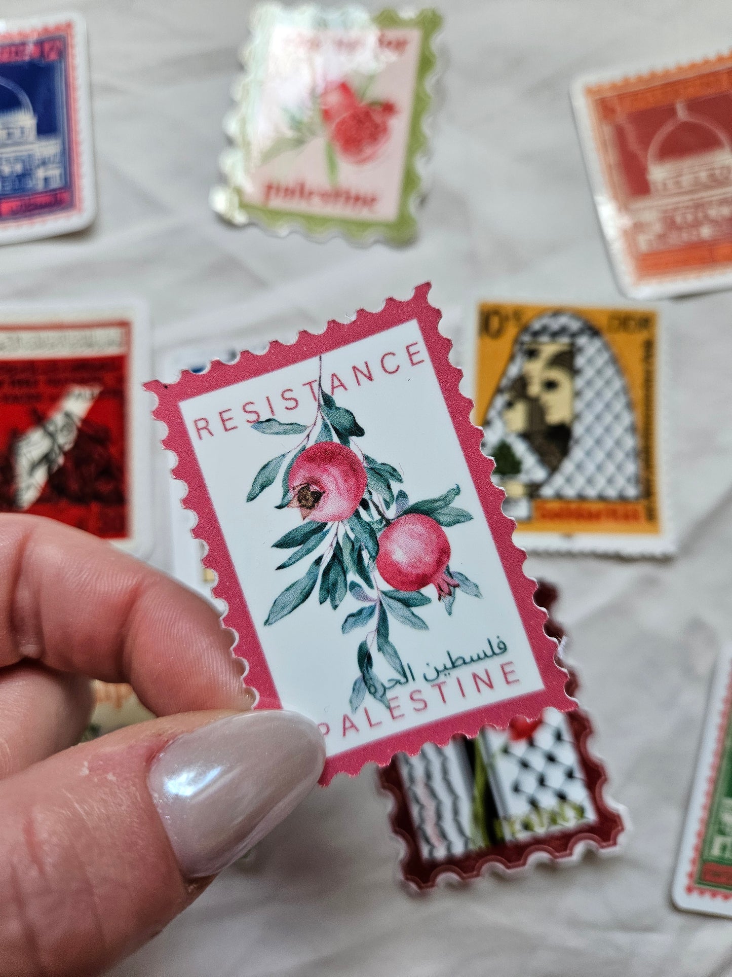 palestine stamp sticker #34