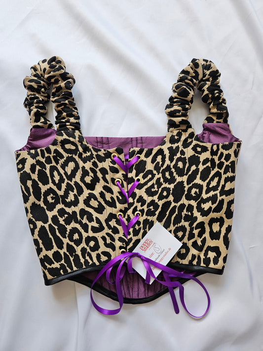 handmade corset - leo cord