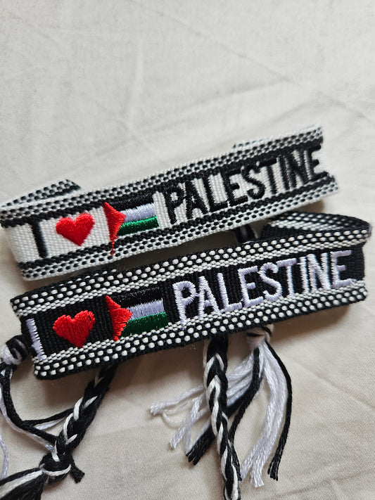 bracelet I <3 palestine