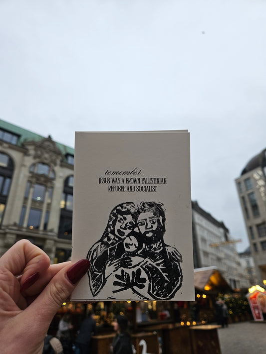 postcard "comrade jesus"