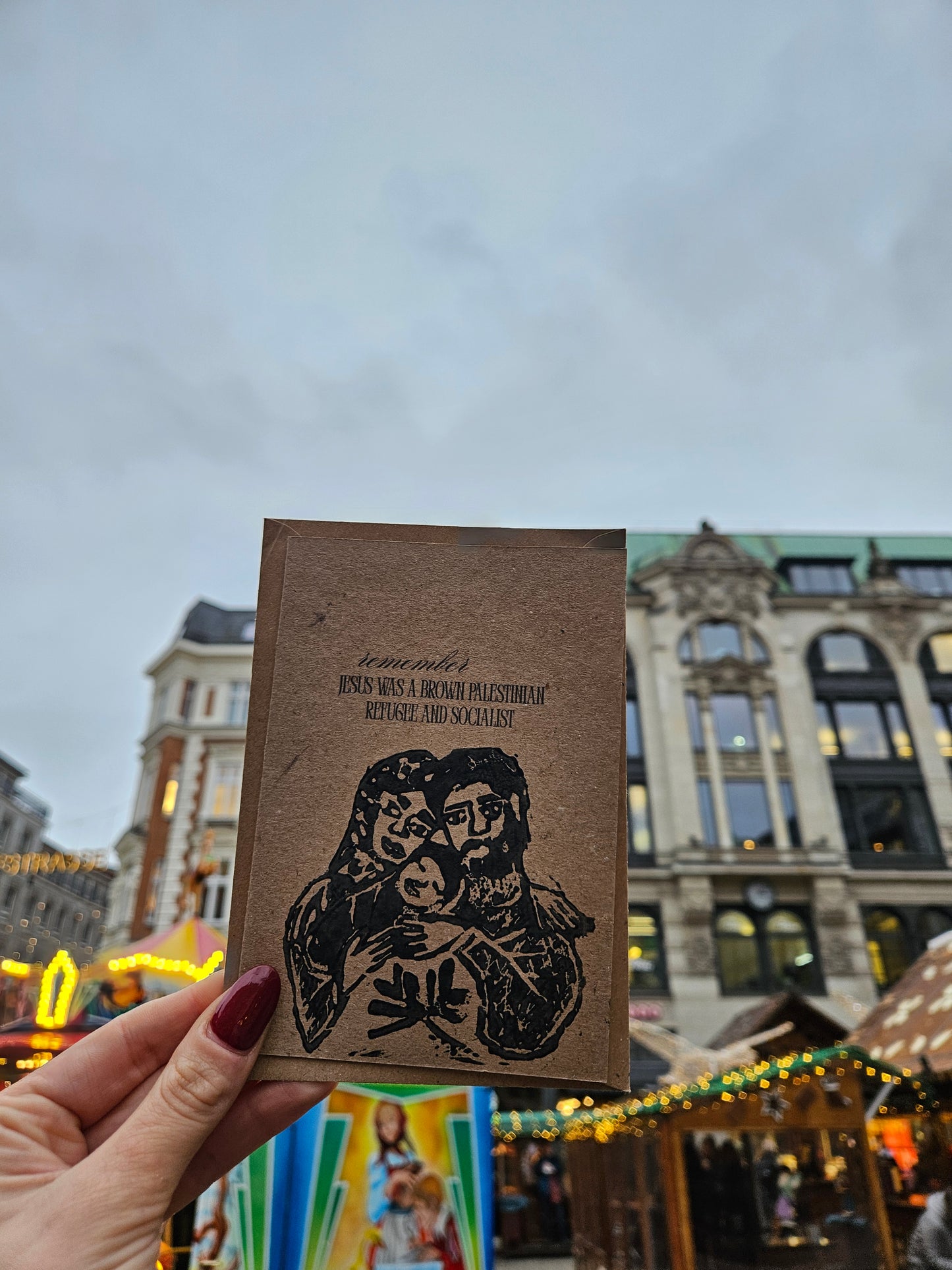 greeting card "comrade jesus"