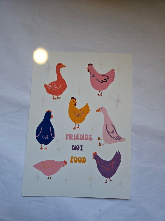 print "friends nor food"