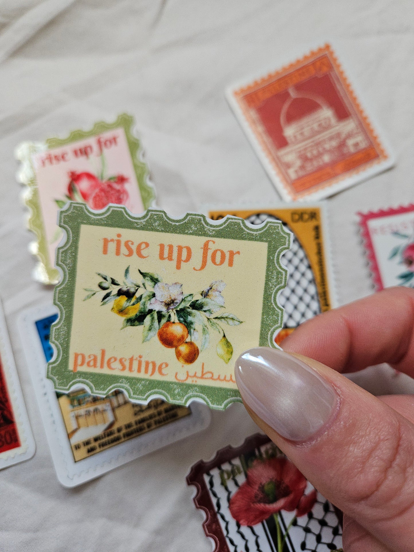 palestine stamp sticker #36
