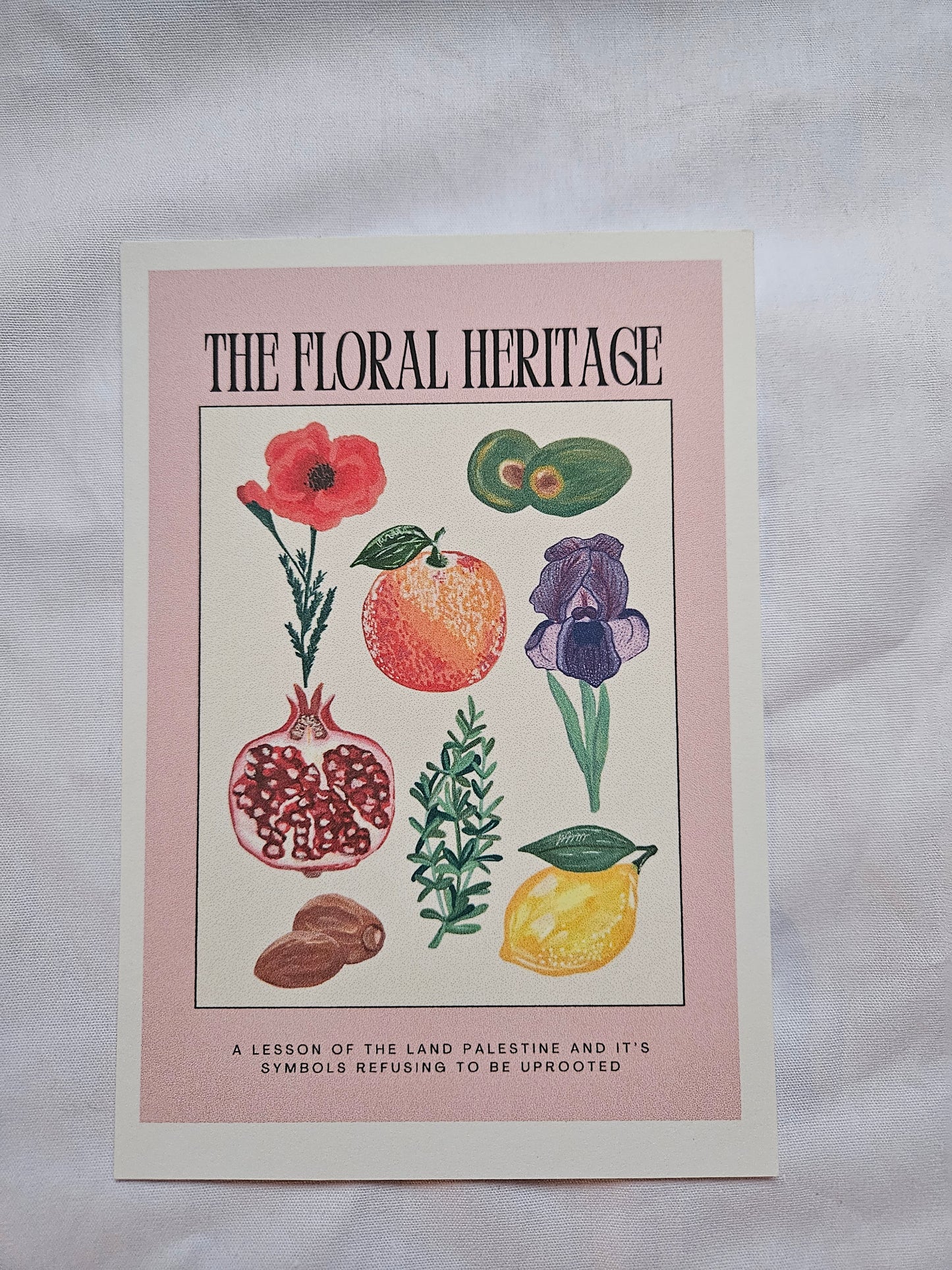 print "floral heritage of palestine"