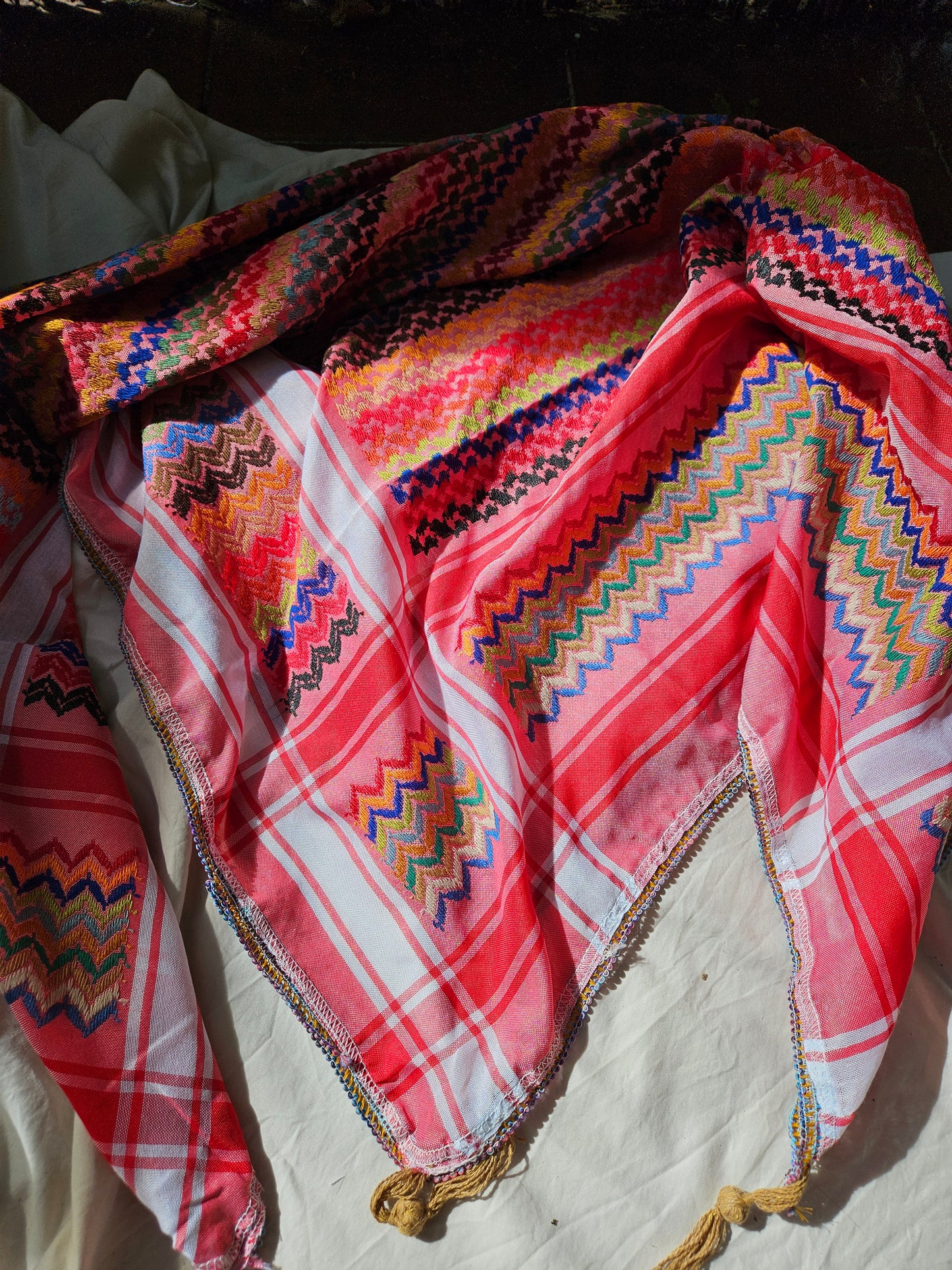 multicolour keffiyeh
