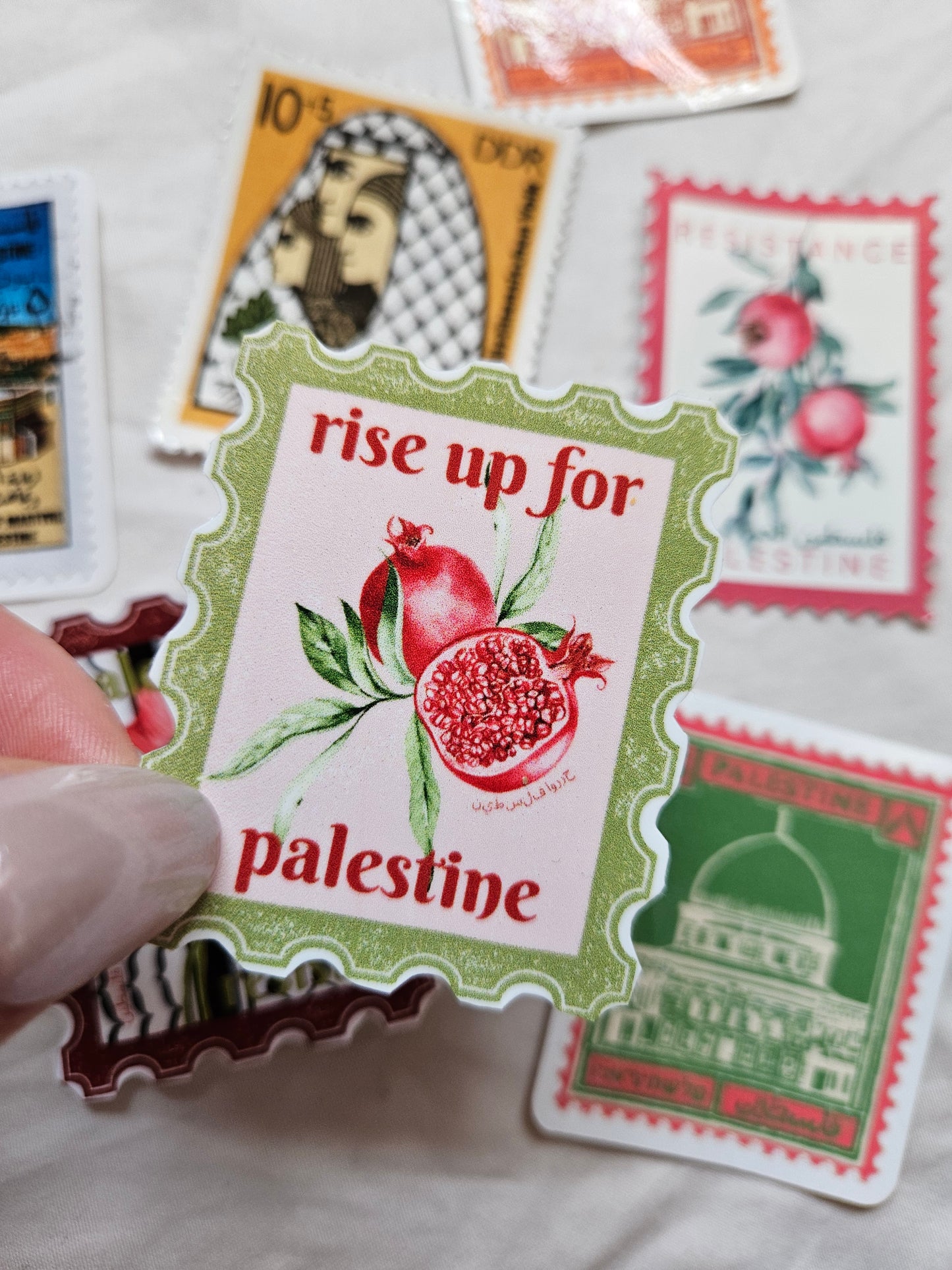 palestine stamp sticker #35