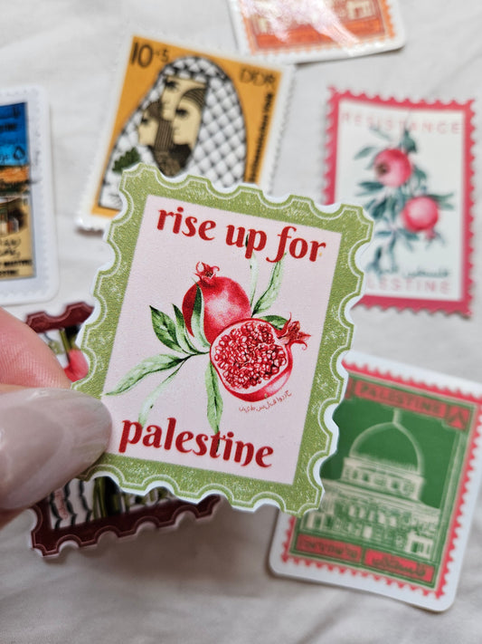 palestine stamp sticker #35