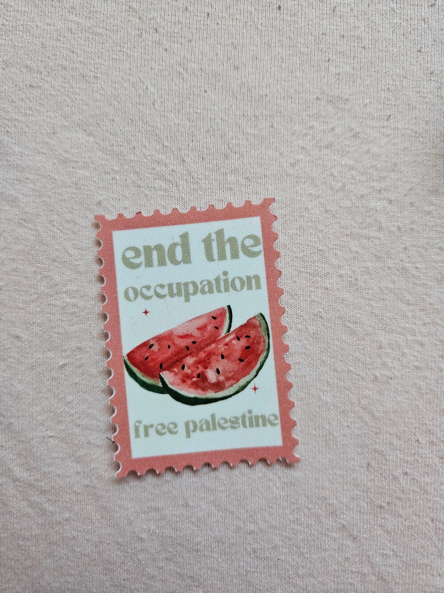 palestine stamp sticker 1
