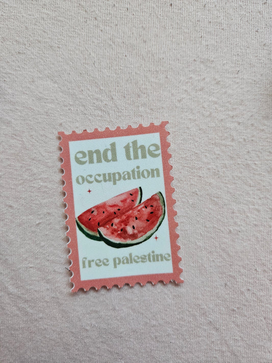 palestine stamp sticker 1