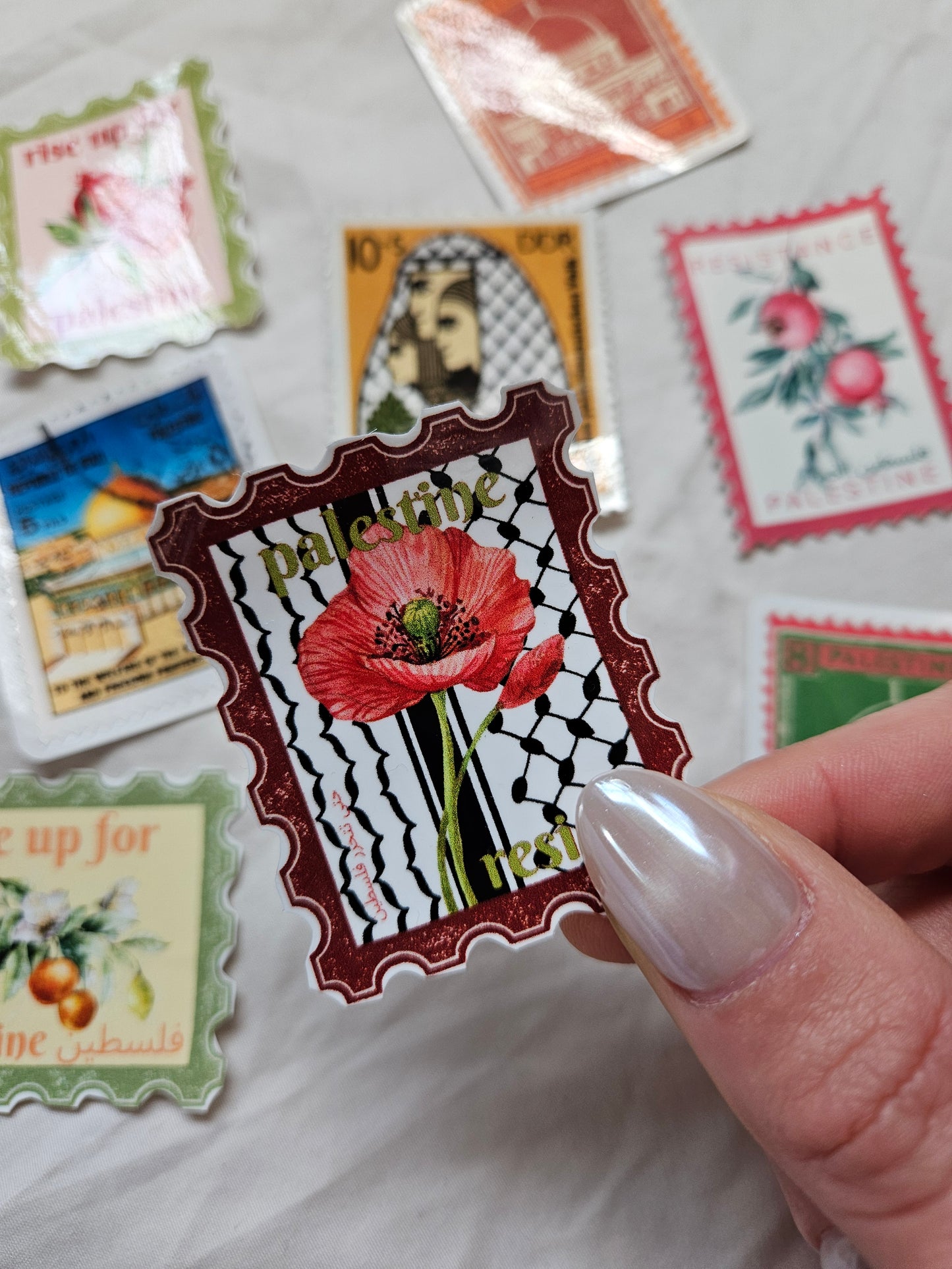 palestine stamp sticker #33