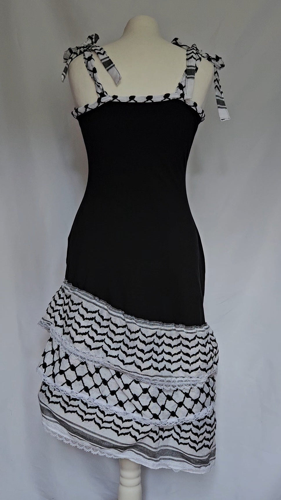keffiyeh jersey dress "wiam"