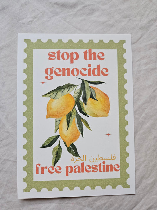 print "stamp stop the genocide" lemon