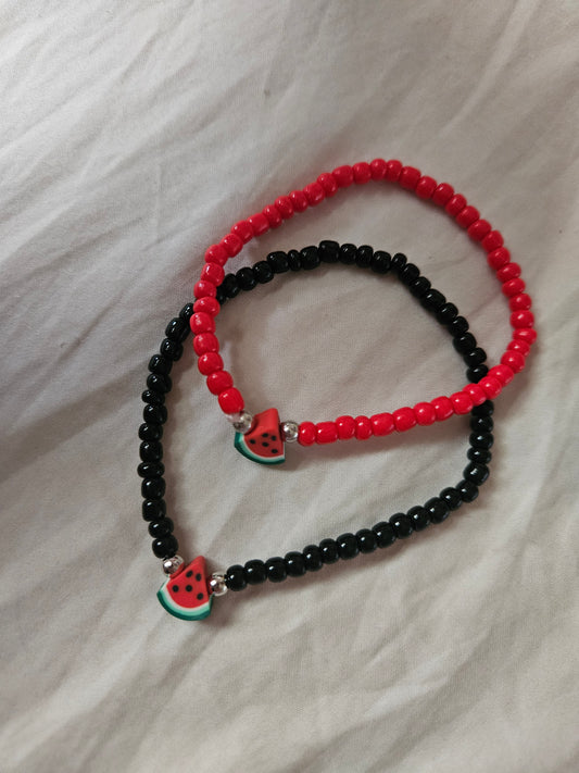 bracelet watermelon heart