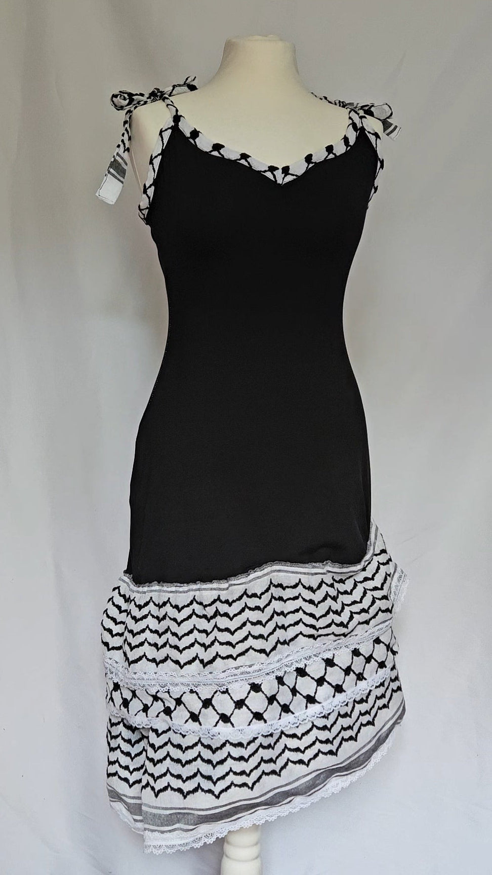 keffiyeh jersey dress "wiam"