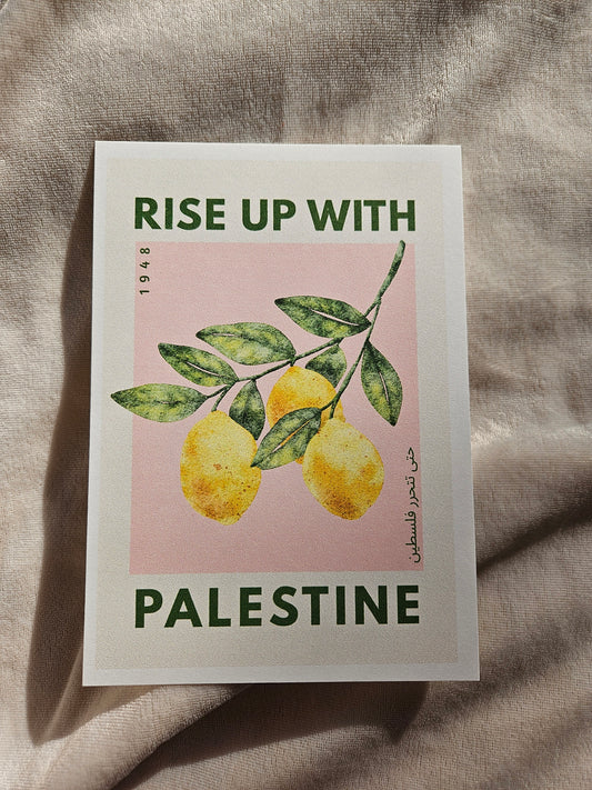 print "rise up with palestine"