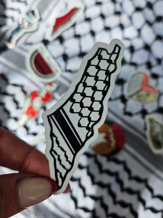 Palestine Keffiyeh Sticker