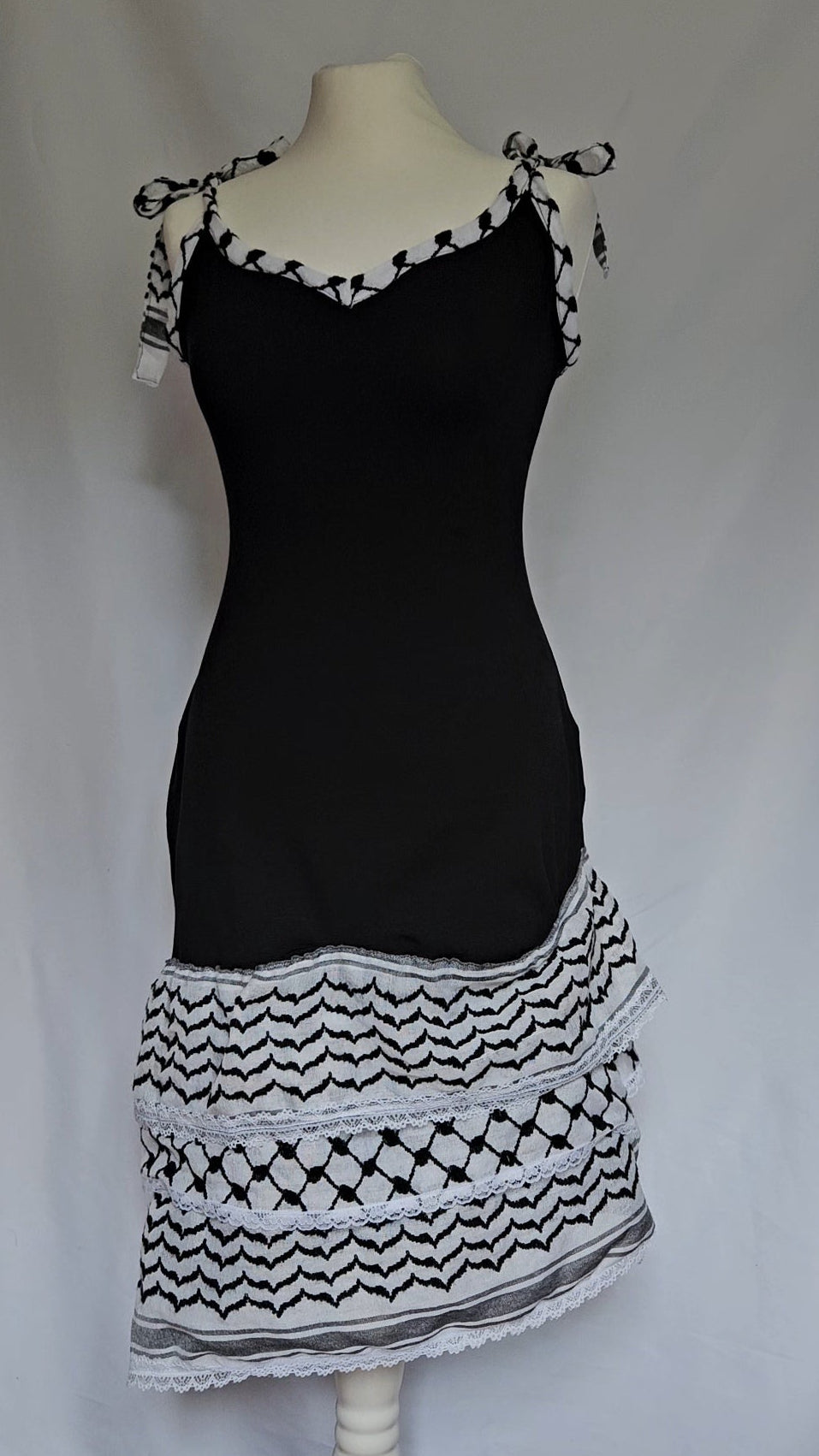 keffiyeh jersey dress "wiam"