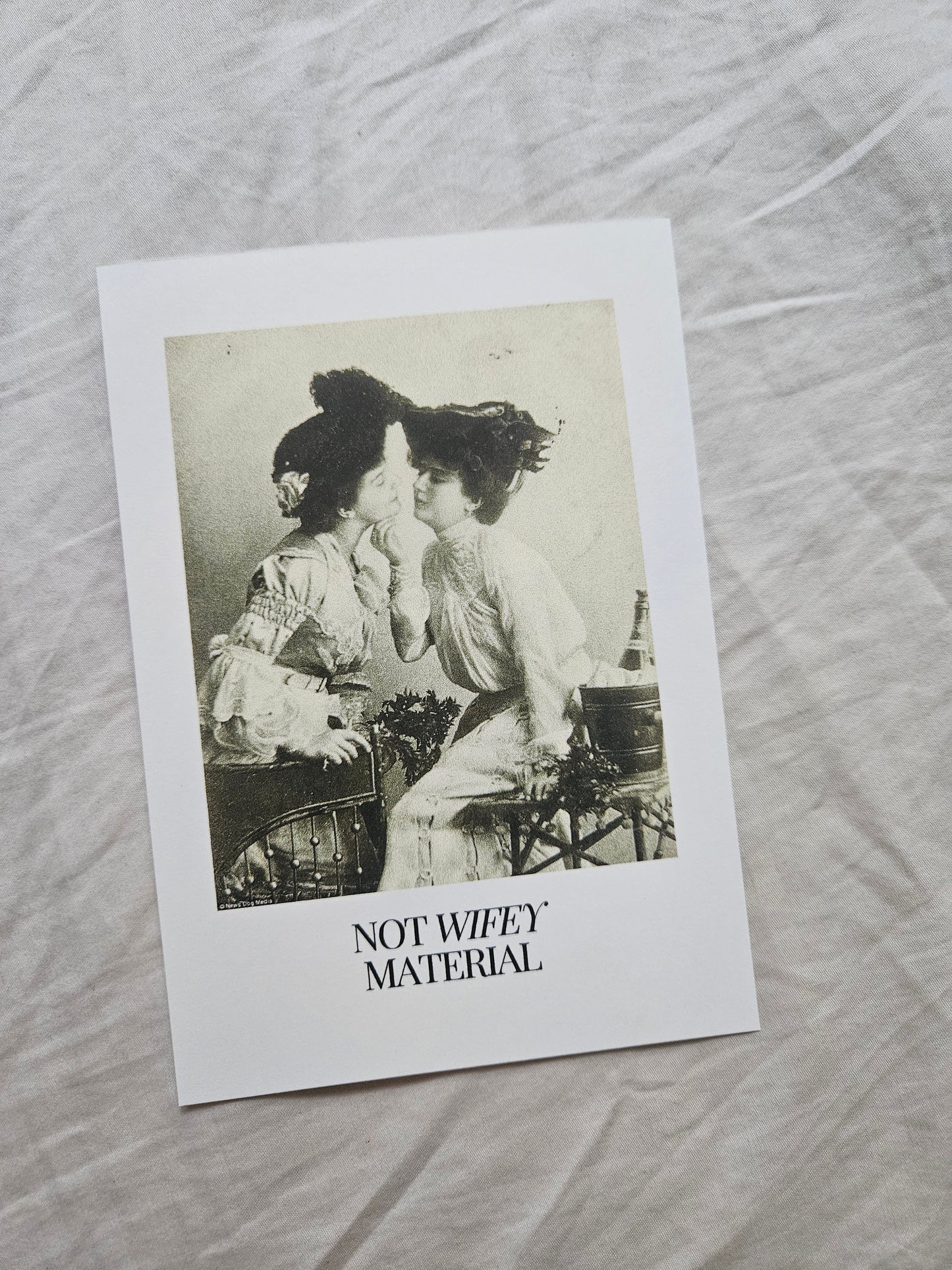 print "wifey/not wifey material"