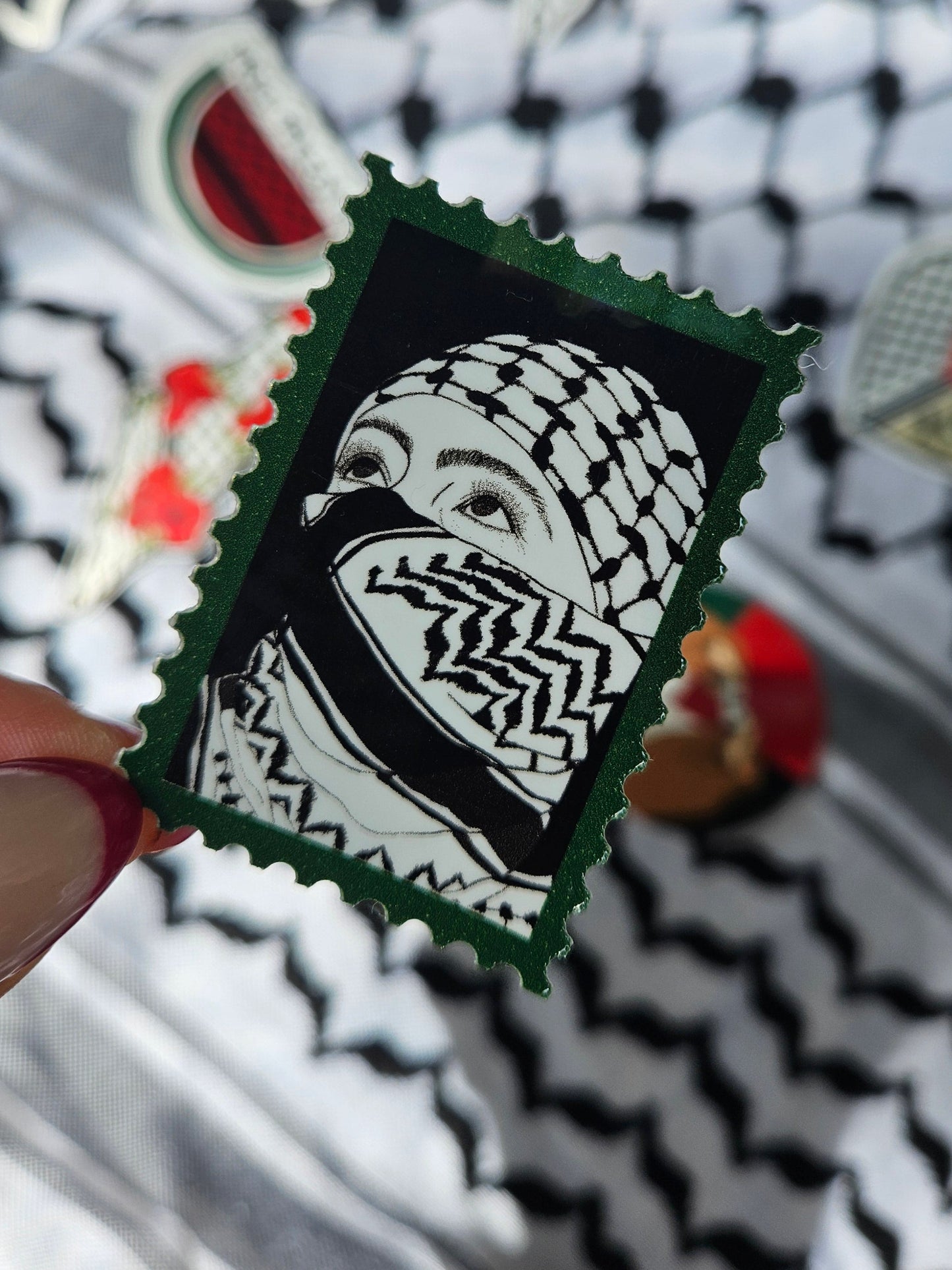"stay resistant" sticker