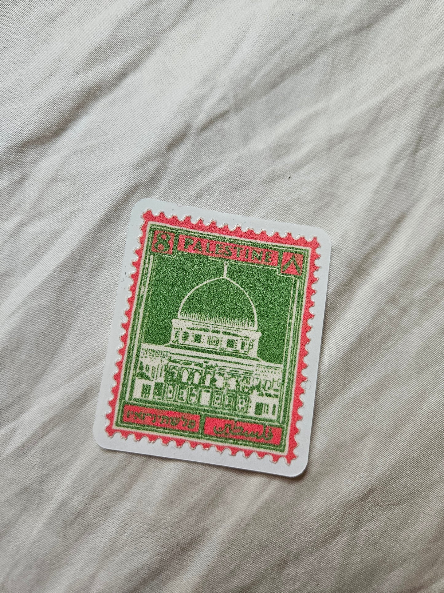 colourpop palestine stamp green/pink